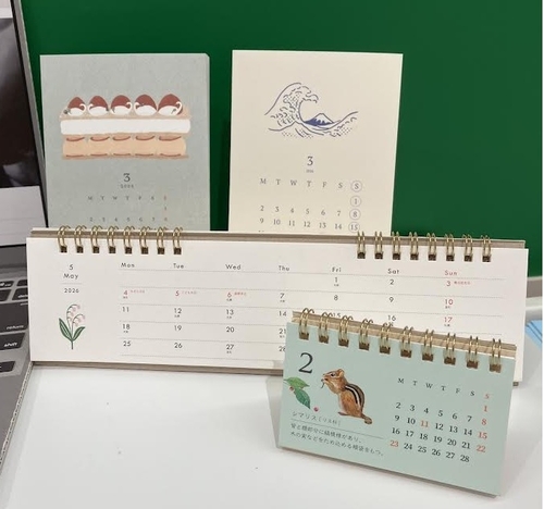 【銀座店】卓上カレンダーのすすめ