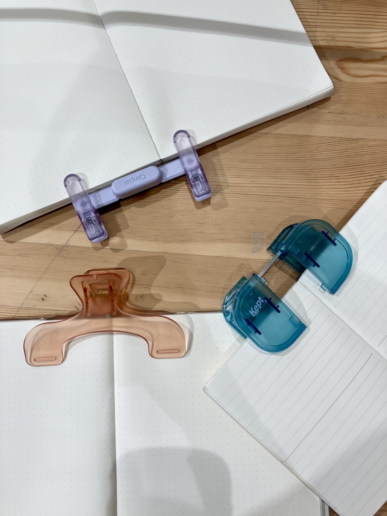 【銀座店】勉強や作業のお供にはブッククリップを！